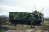 MLRS vogn. Demo for utenlandsk besk Hjerkin.